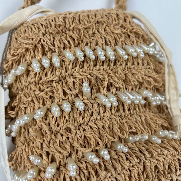 Mini‎ Embellished Pearl Bucket Bag - A New Day New With Tags NWT - Picture 2 of 9